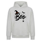 Spooky witch hat Boo graphics Halloween Oversized Hoodie