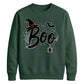 Spooky witch hat boo spider Halloween Unisex Sweatshirt