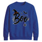 Spooky witch hat boo spider Halloween Unisex Sweatshirt