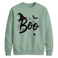 Spooky witch hat boo spider Halloween Unisex Sweatshirt