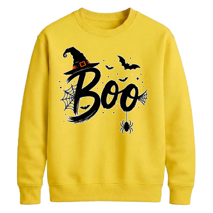 Spooky witch hat boo spider Halloween Unisex Sweatshirt