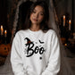 Spooky witch hat boo spider Halloween Unisex Sweatshirt