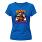 Spooky witch hat pumpkin graphic Halloween Ladies t-shirt