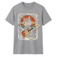Retro Rock Cat Guitarist Unisex T-Shirt