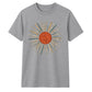 Retro sunburst graphic unisex t-shirt