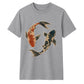 Koi Fish Yin Yang Retro Unisex T-Shirt