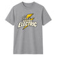 She's Electric T-Shirt | Retro Lightning Bolt Graphic Slogan Tee