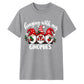 Charming festive gnomies graphic Christmas Unisex T-Shirt