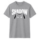 Cute Peeking Cat Shadow Typography Graphic Unisex T-Shirt