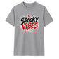 Dripping blood text spooky vibes Halloween Unisex t-shirt