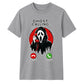 Funny ghost face phone call graphic Halloween Unisex t-shirt