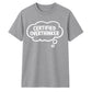 Funny Thought Bubble Certified Overthinker Unisex T-Shirt