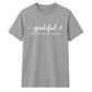 Grateful for little things text Thanksgiving Unisex T-Shirt