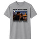 Lovely Personalised Family Picture Text Top unisex t-shirt
