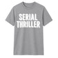 Retro 3D Block Text Serial Thriller Graphic Unisex T-Shirt