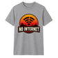 Retro Desert Sunset No Internet Graphic Unisex T-Shirt