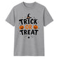 Spooky spider web text graphic Halloween Unisex t-shirt