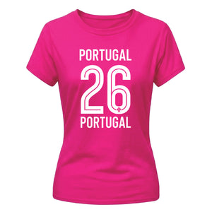 Squad Portugal football tournament Ladies Fit t-shirt