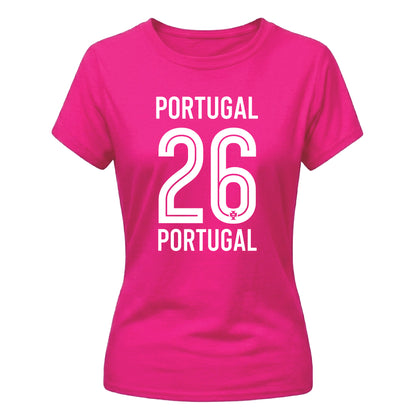Squad Portugal football tournament Ladies Fit t-shirt