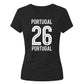 Squad Portugal football tournament Ladies Fit t-shirt