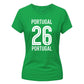Squad Portugal football tournament Ladies Fit t-shirt