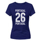 Squad Portugal football tournament Ladies Fit t-shirt