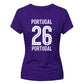 Squad Portugal football tournament Ladies Fit t-shirt