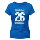 Squad Portugal football tournament Ladies Fit t-shirt