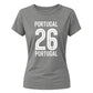 Squad Portugal football tournament Ladies Fit t-shirt
