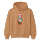 Stacked festive snowmen gift box Christmas Unisex Hoodie