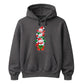 Stacked festive snowmen gift box Christmas Unisex Hoodie