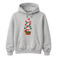 Stacked festive snowmen gift box Christmas Unisex Hoodie
