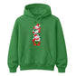Stacked festive snowmen gift box Christmas Unisex Hoodie