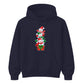 Stacked festive snowmen gift box Christmas Unisex Hoodie