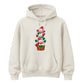 Stacked festive snowmen gift box Christmas Unisex Hoodie
