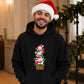 Stacked festive snowmen gift box Christmas Unisex Hoodie