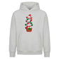 Stacked snowmen gift box art Christmas Oversized Hoodie