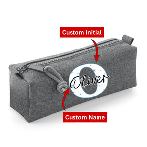 Kid Pencil Case with Custom Initial & Name