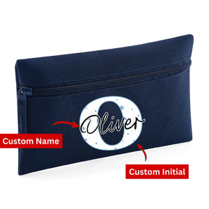 Kids Quadra Pencil Case with Custom Initial & Name
