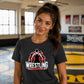 Striking Graphic Fighter Top Wrestling unisex t-shirt