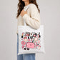 Stylish makeup and beauty essentials cotton canvas Tote Bag
