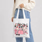 Stylish makeup and beauty essentials cotton canvas Tote Bag
