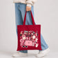 Stylish makeup and beauty essentials cotton canvas Tote Bag