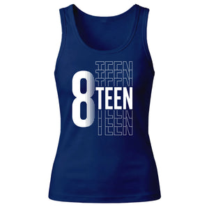 Funny 18th Birthday Ladies Tank Top Officially Adultish