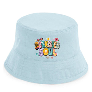 Stylish Sunkissed Soul Tropical Beach Bucket Summer Kids Hat