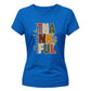 Stylish thankful block letter Thanksgiving Ladies T-Shirt