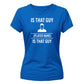 Personalise Stylish That Guy Football Tournament ladies Fit T-Shirt