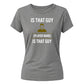 Personalise Stylish That Guy Football Tournament ladies Fit T-Shirt