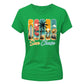 Sun Chase Tropical Beach Summer Graphic Print Ladies T-Shirt