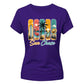 Sun Chase Tropical Beach Summer Graphic Print Ladies T-Shirt